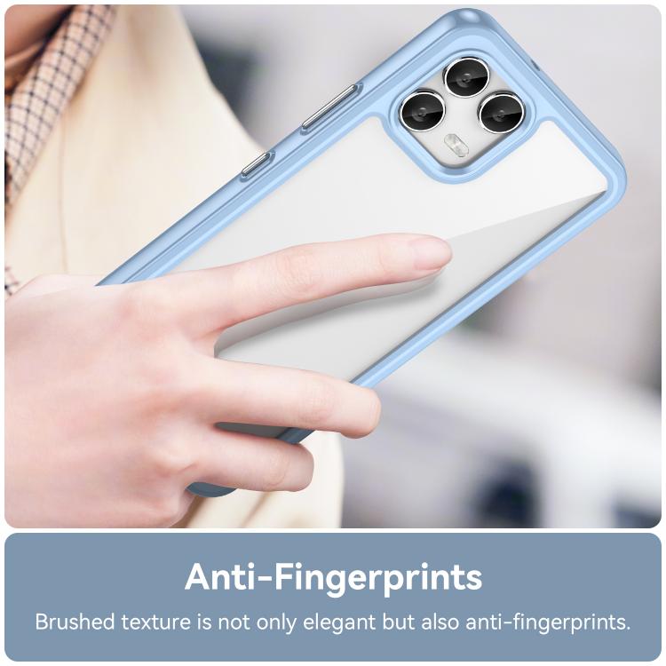 For T-Mobile Revvl 8 Pro 5G Colorful Series Acrylic Hybrid TPU Phone Case