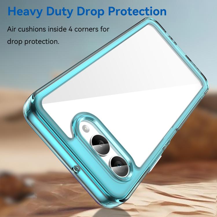 For T-Mobile Revvl 8 5G Colorful Series Acrylic Hybrid TPU Phone Case