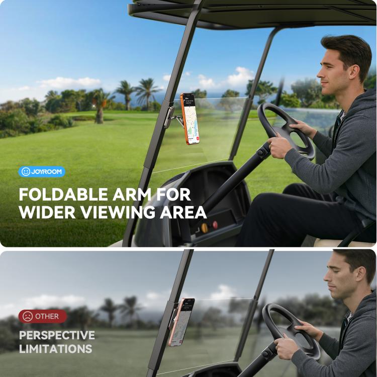 JOYROOM JR-ZS520 Golf Cart Magnetic Phone Holder - Black