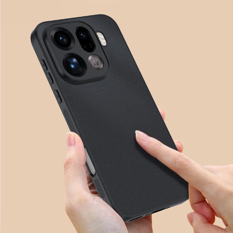 For OPPO Find  X9 Pro Ultra-thin Plain Skin Leather Phone Case