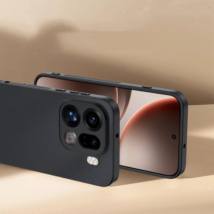 For OPPO Find  X9 Pro Ultra-thin Plain Skin Leather Phone Case