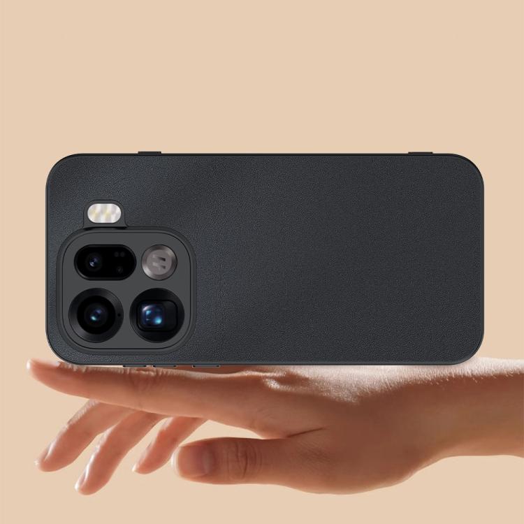 For OPPO Find  X9 Pro Ultra-thin Plain Skin Leather Phone Case