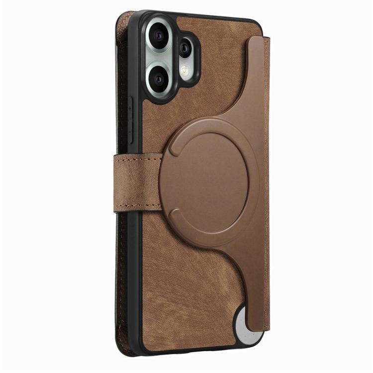 For Nothing CMF Phone 2 Pro CaseNeo MagSafe RFID Anti-theft Zipper Wallet Retro Leather Phone Case