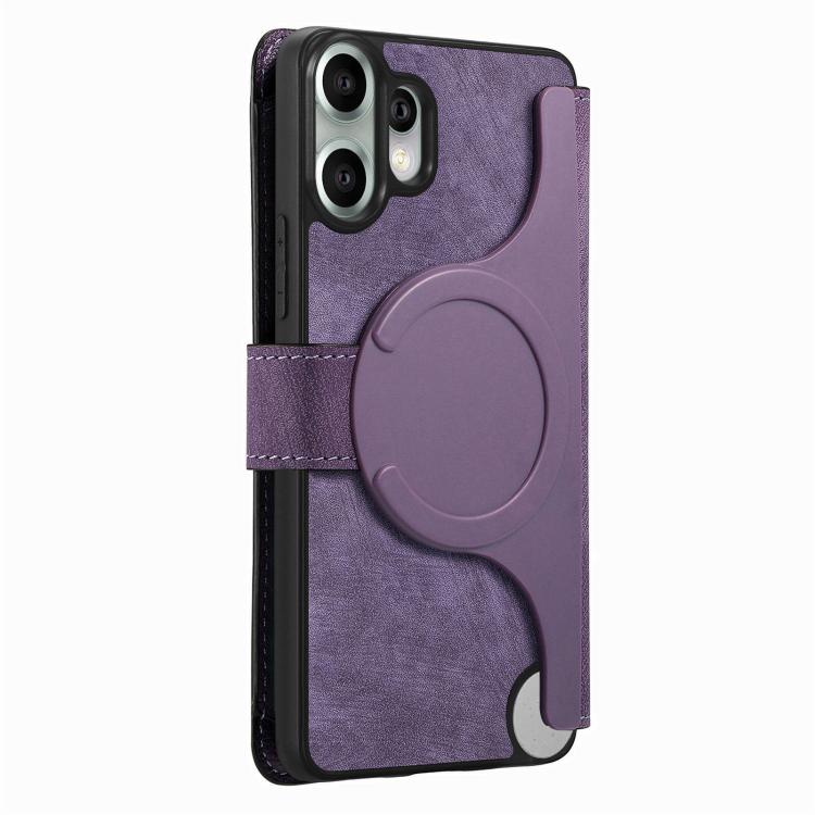 For Nothing CMF Phone 2 Pro CaseNeo MagSafe RFID Anti-theft Zipper Wallet Retro Leather Phone Case