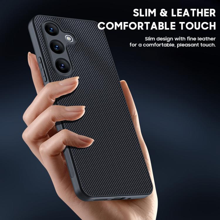 For Samsung Galaxy A55 5G Ultra-thin Carbon Fiber Texture Printing Phone Case