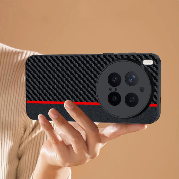 For vivo X300 Ultra-thin Carbon Fiber Texture Printing Phone Case