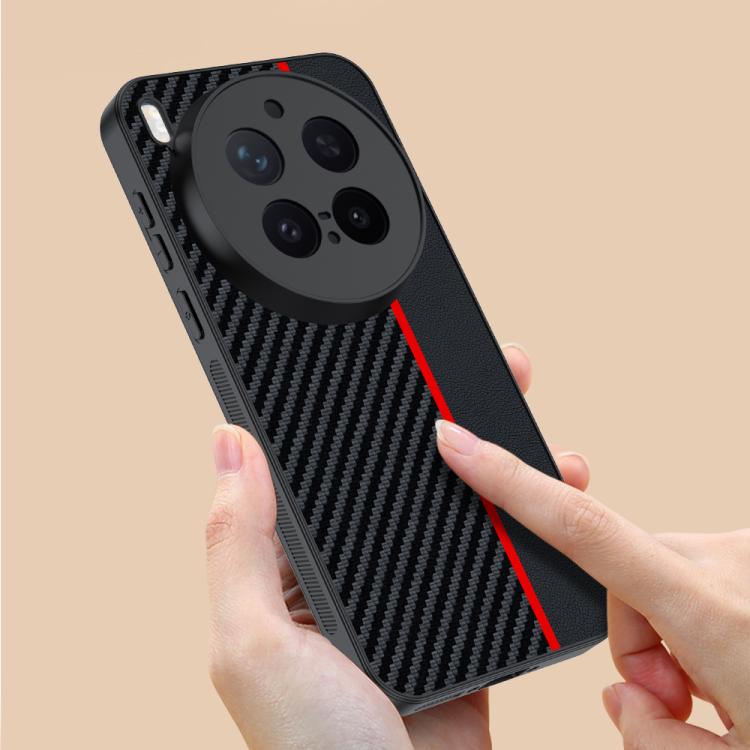 For vivo X300 Ultra-thin Carbon Fiber Texture Printing Phone Case