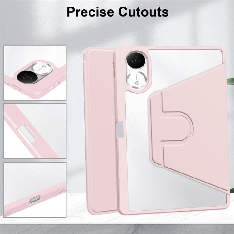 For Xiaomi Redmi Pad 2 11 2025 360 Rotation Acrylic Leather Smart Tablet Case