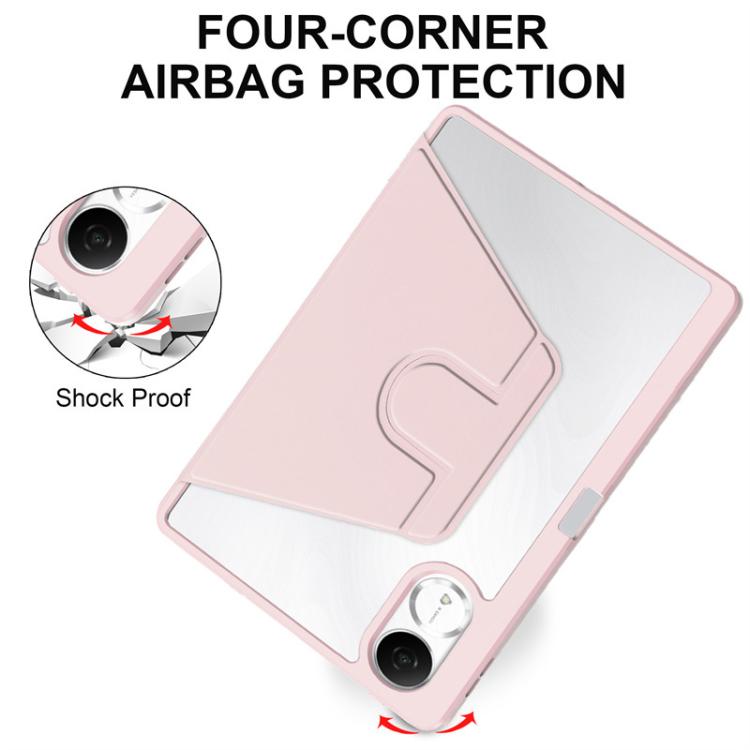 For Xiaomi Redmi Pad 2 11 2025 360 Rotation Acrylic Leather Smart Tablet Case