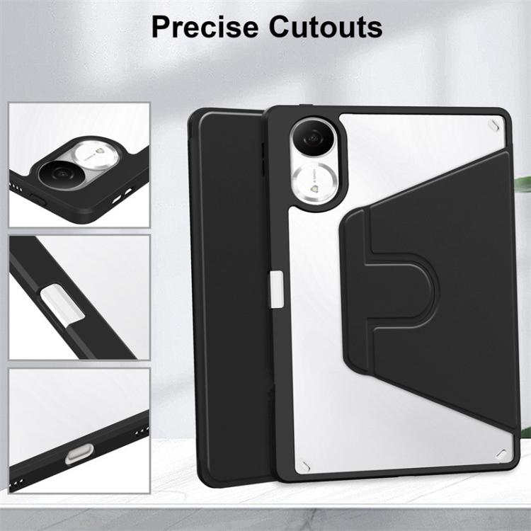 For Xiaomi Redmi Pad 2 11 2025 360 Rotation Acrylic Leather Smart Tablet Case