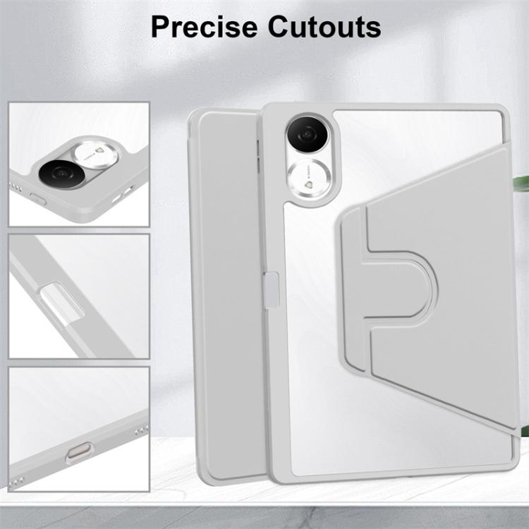 For Xiaomi Redmi Pad 2 11 2025 360 Rotation Acrylic Leather Smart Tablet Case