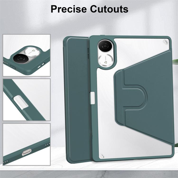 For Xiaomi Redmi Pad 2 11 2025 360 Rotation Acrylic Leather Smart Tablet Case