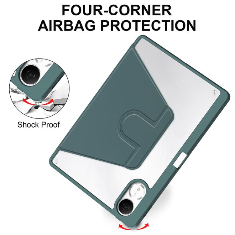 For Xiaomi Redmi Pad 2 11 2025 360 Rotation Acrylic Leather Smart Tablet Case