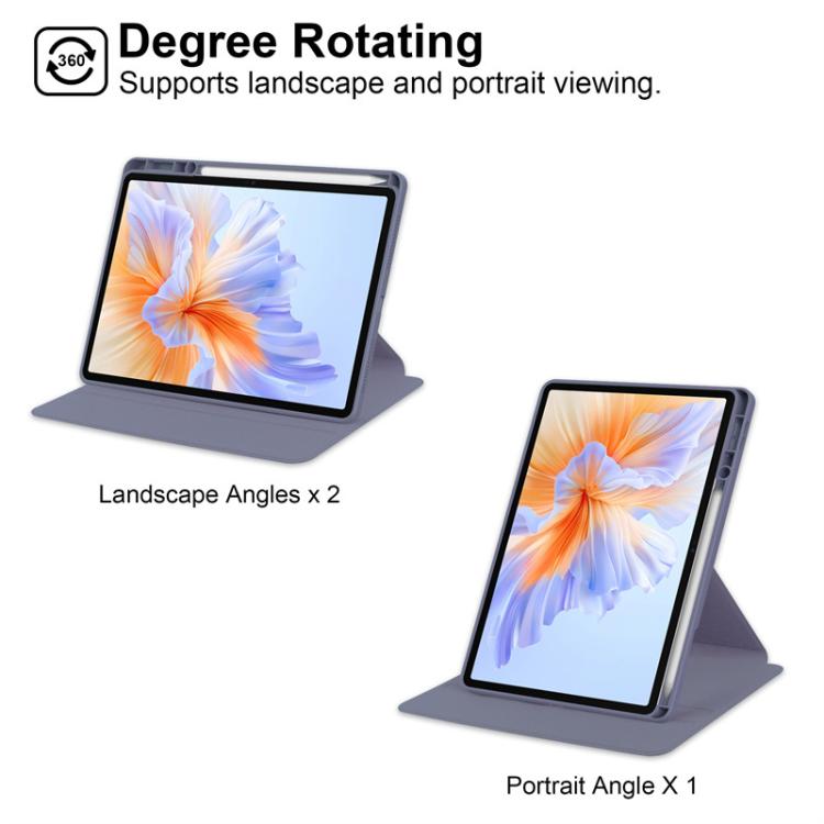 For Xiaomi Redmi Pad 2 11 2025 360 Rotation Acrylic Leather Smart Tablet Case