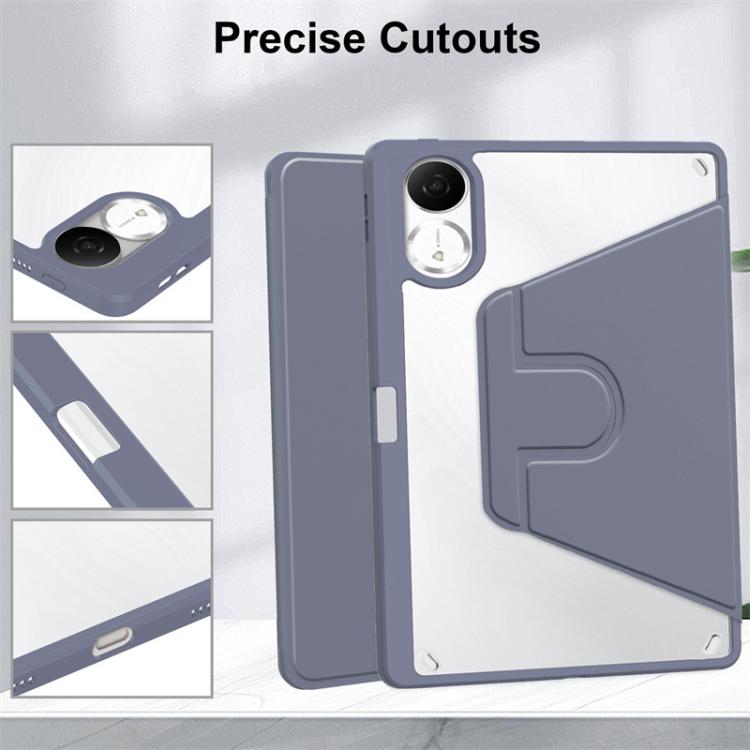 For Xiaomi Redmi Pad 2 11 2025 360 Rotation Acrylic Leather Smart Tablet Case