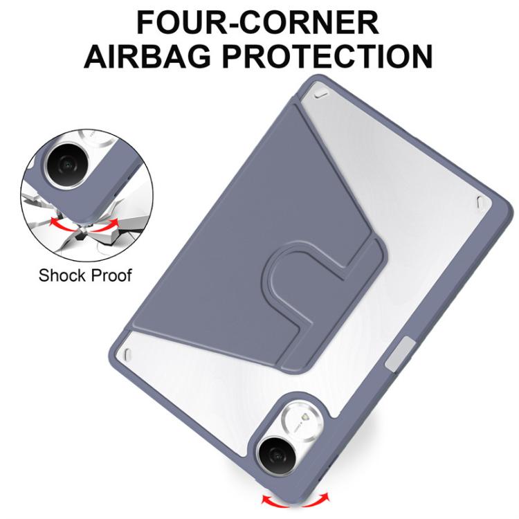 For Xiaomi Redmi Pad 2 11 2025 360 Rotation Acrylic Leather Smart Tablet Case