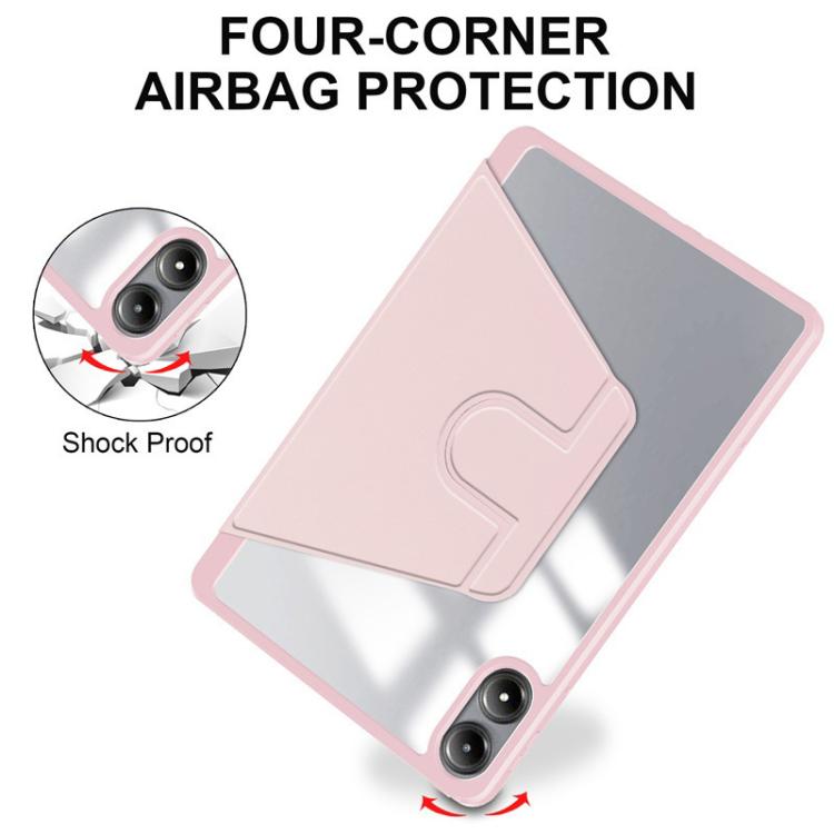 For Xiaomi Redmi Pad Pro 12.1 360 Rotation Acrylic Leather Smart Tablet Case