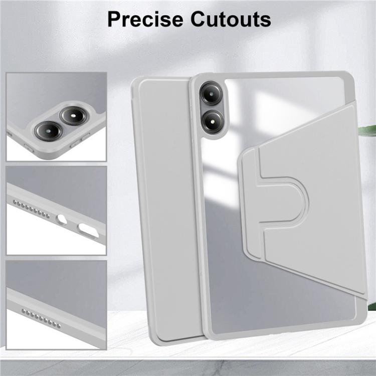 For Xiaomi Redmi Pad Pro 12.1 360 Rotation Acrylic Leather Smart Tablet Case