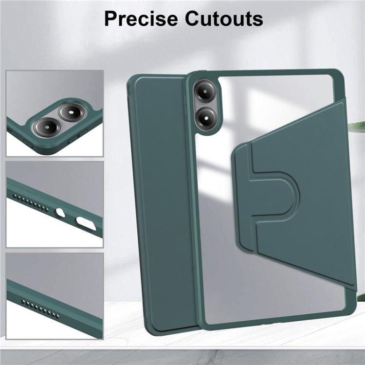 For Xiaomi Redmi Pad Pro 12.1 360 Rotation Acrylic Leather Smart Tablet Case