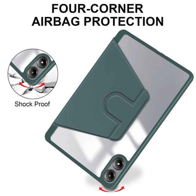 For Xiaomi Redmi Pad Pro 12.1 360 Rotation Acrylic Leather Smart Tablet Case