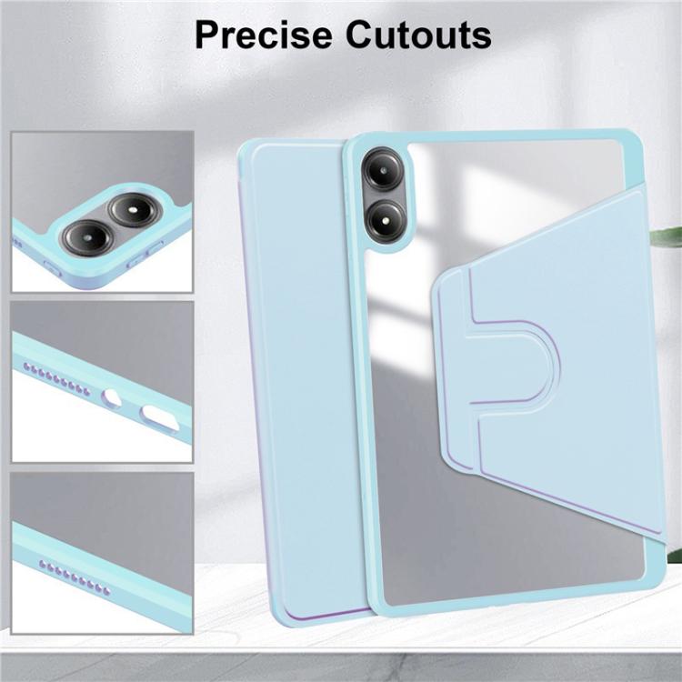 For Xiaomi Redmi Pad Pro 12.1 360 Rotation Acrylic Leather Smart Tablet Case