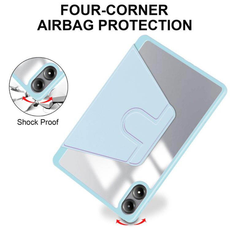 For Xiaomi Redmi Pad Pro 12.1 360 Rotation Acrylic Leather Smart Tablet Case