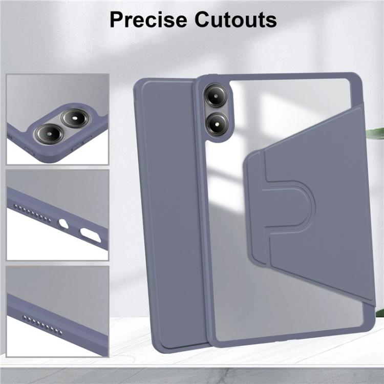 For Xiaomi Redmi Pad Pro 12.1 360 Rotation Acrylic Leather Smart Tablet Case