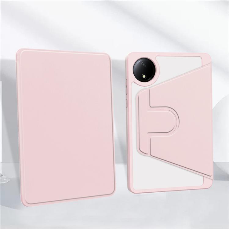 For Xiaomi Redmi Pad SE 8.7 360 Rotation Acrylic Leather Smart Tablet Case