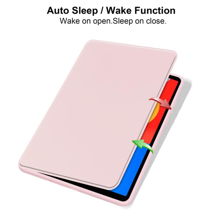 For Xiaomi Redmi Pad SE 8.7 360 Rotation Acrylic Leather Smart Tablet Case