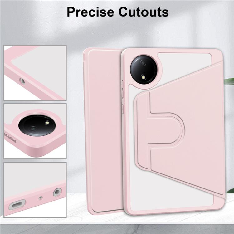For Xiaomi Redmi Pad SE 8.7 360 Rotation Acrylic Leather Smart Tablet Case