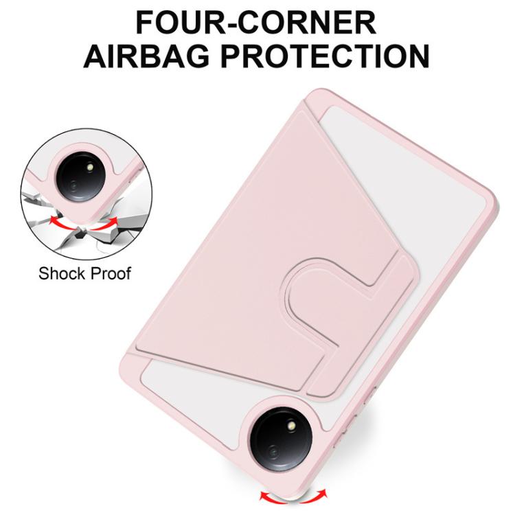 For Xiaomi Redmi Pad SE 8.7 360 Rotation Acrylic Leather Smart Tablet Case