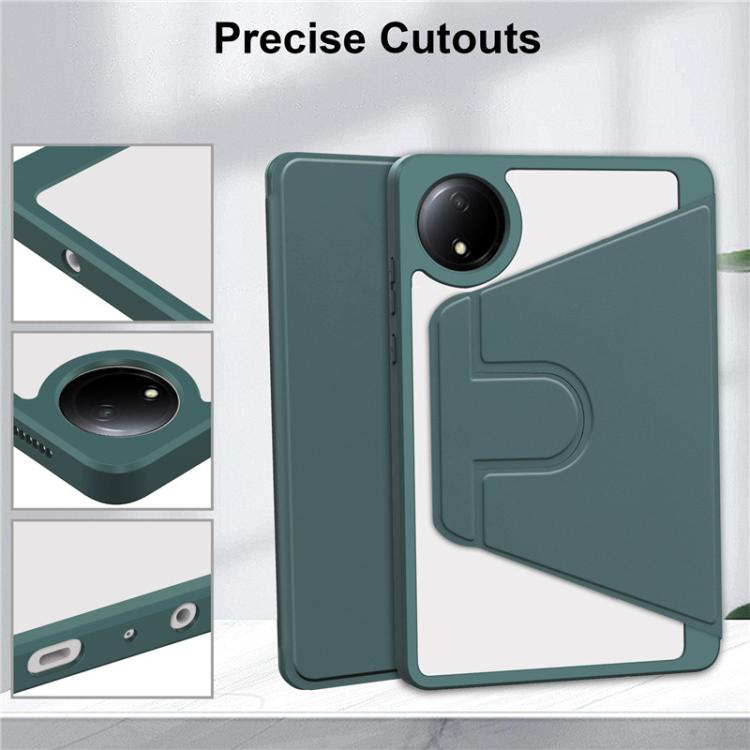 For Xiaomi Redmi Pad SE 8.7 360 Rotation Acrylic Leather Smart Tablet Case
