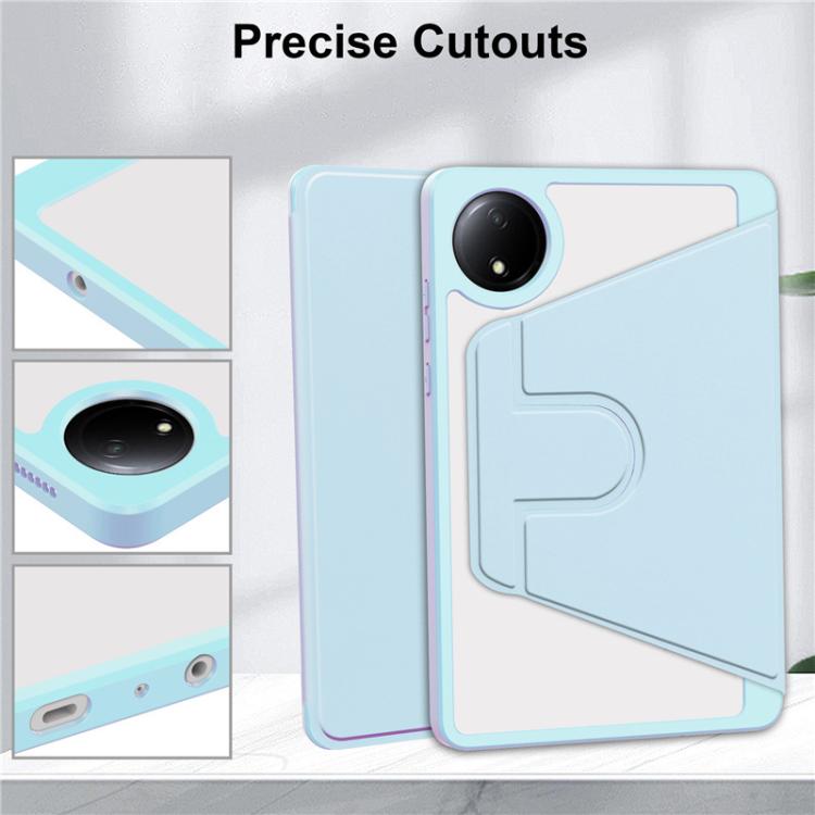 For Xiaomi Redmi Pad SE 8.7 360 Rotation Acrylic Leather Smart Tablet Case