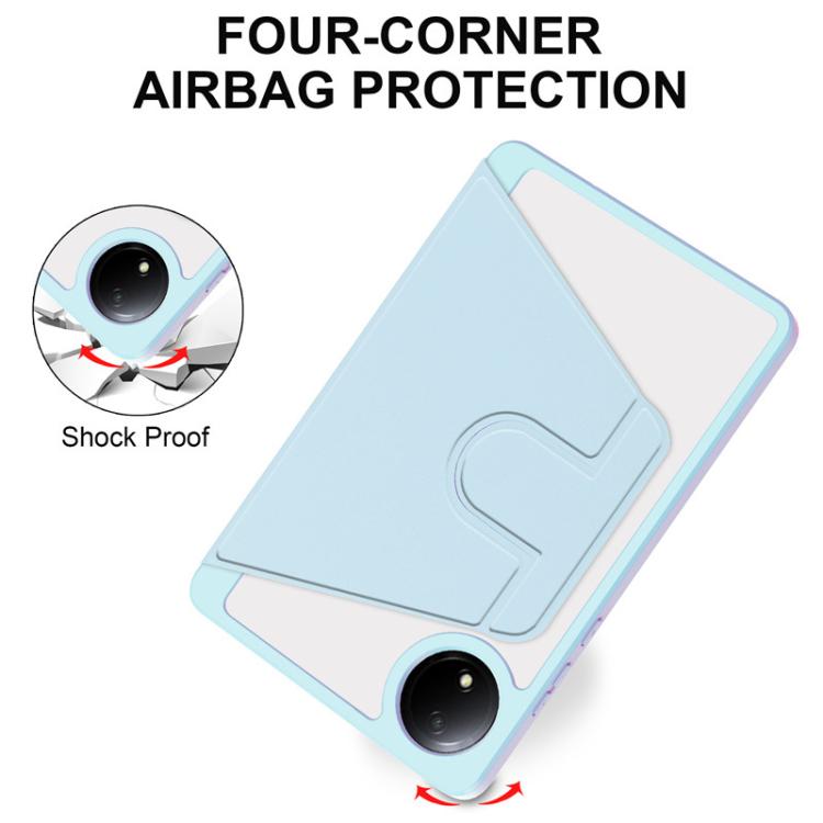 For Xiaomi Redmi Pad SE 8.7 360 Rotation Acrylic Leather Smart Tablet Case