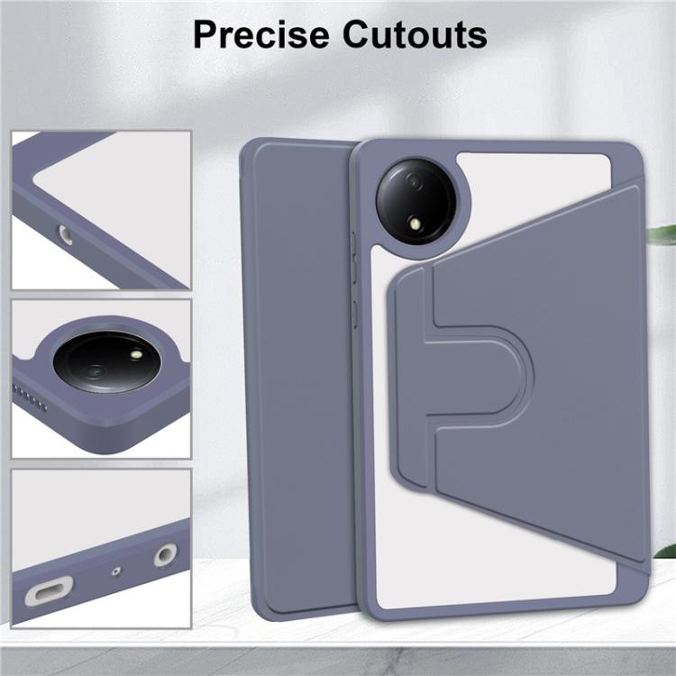 For Xiaomi Redmi Pad SE 8.7 360 Rotation Acrylic Leather Smart Tablet Case