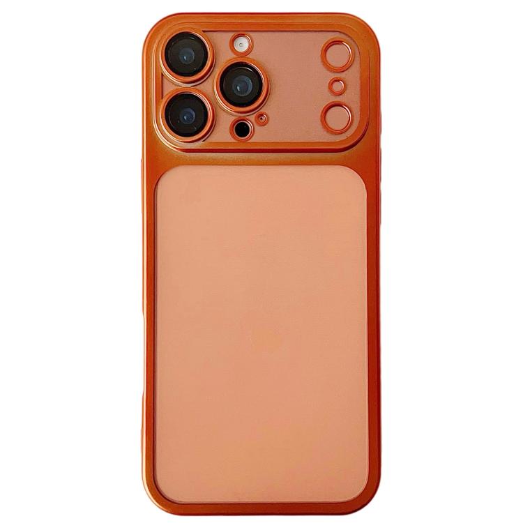 For iPhone 16 Pro Change to 17 Series Electroplated Frosted TPU Phone Case
