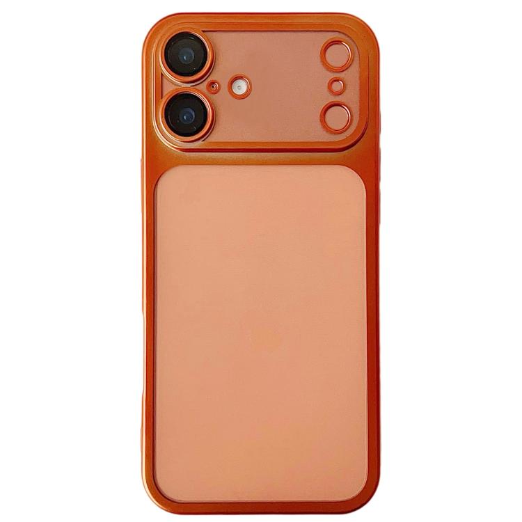 For iPhone 16 Plus Change to 17 Series Electroplated Frosted TPU Phone Case