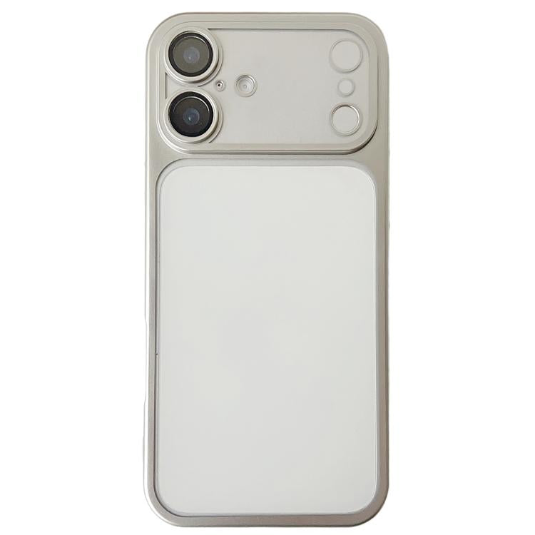 For iPhone 16 Change to 17 Series Electroplated Frosted TPU Phone Case