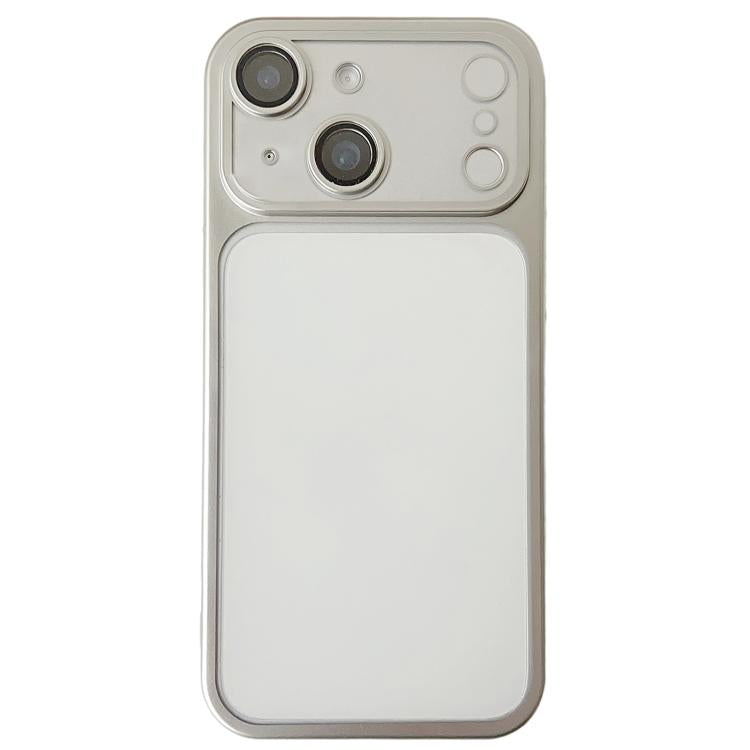 For iPhone 15 Plus Change to 17 Series Electroplated Frosted TPU Phone Case