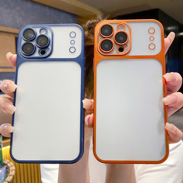For iPhone 15 Pro Max Change to 17 Series Electroplated Frosted TPU Phone Case