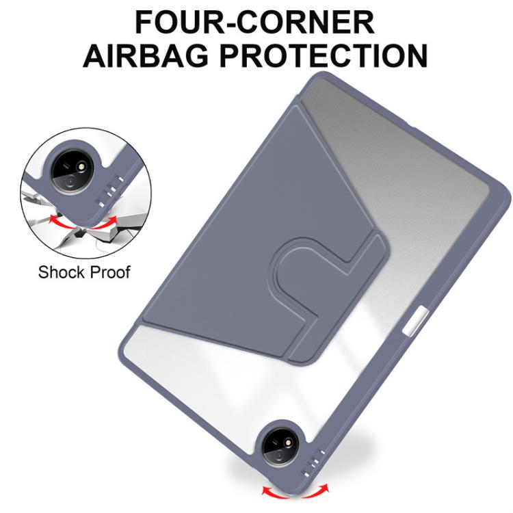 For vivo Pad5 Pro / Pad3 Pro 360 Rotation Acrylic Leather Smart Tablet Case