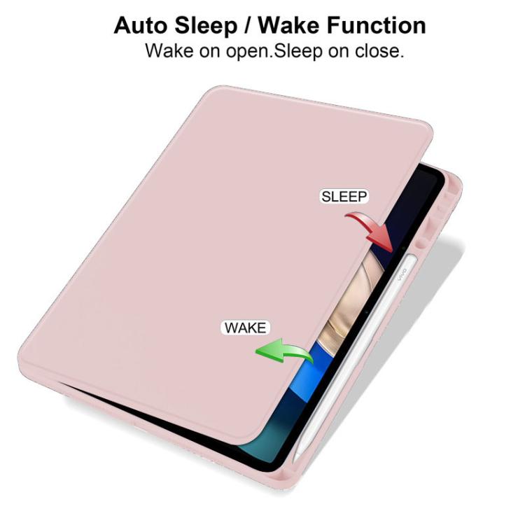 For vivo Pad5 / Pad3 / Pad2 360 Rotation Acrylic Leather Smart Tablet Case