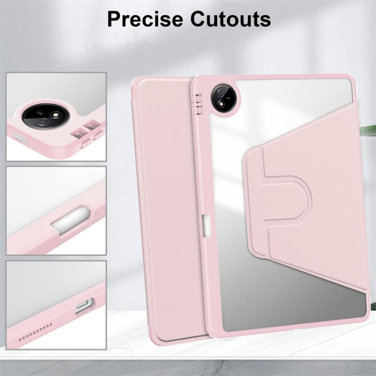 For vivo Pad5 / Pad3 / Pad2 360 Rotation Acrylic Leather Smart Tablet Case