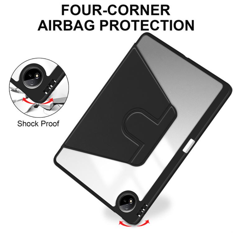 For vivo Pad5 / Pad3 / Pad2 360 Rotation Acrylic Leather Smart Tablet Case
