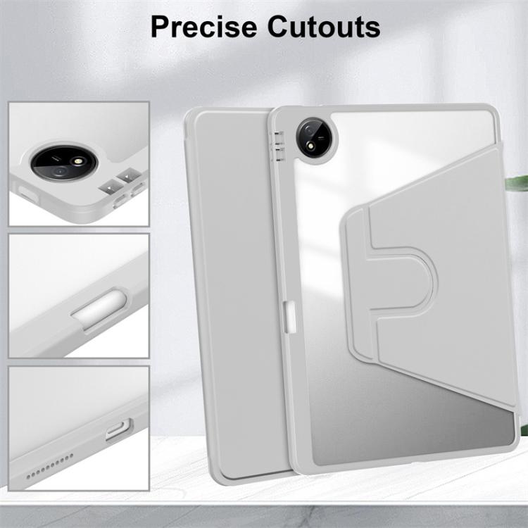 For vivo Pad5 / Pad3 / Pad2 360 Rotation Acrylic Leather Smart Tablet Case