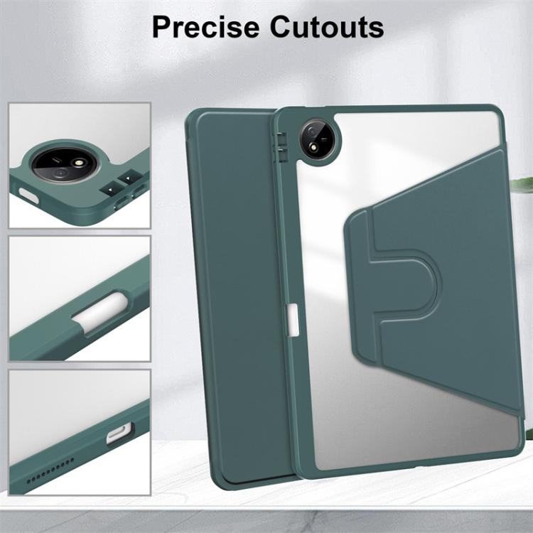 For vivo Pad5 / Pad3 / Pad2 360 Rotation Acrylic Leather Smart Tablet Case