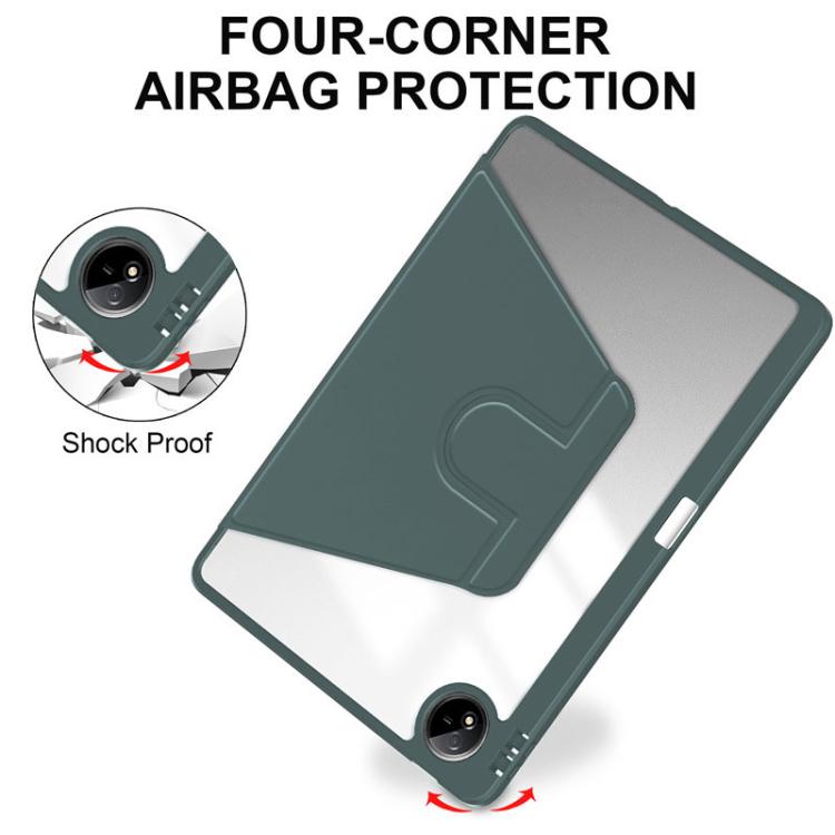 For vivo Pad5 / Pad3 / Pad2 360 Rotation Acrylic Leather Smart Tablet Case