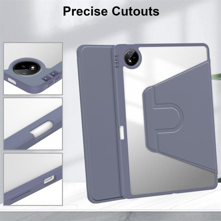 For vivo Pad5 / Pad3 / Pad2 360 Rotation Acrylic Leather Smart Tablet Case