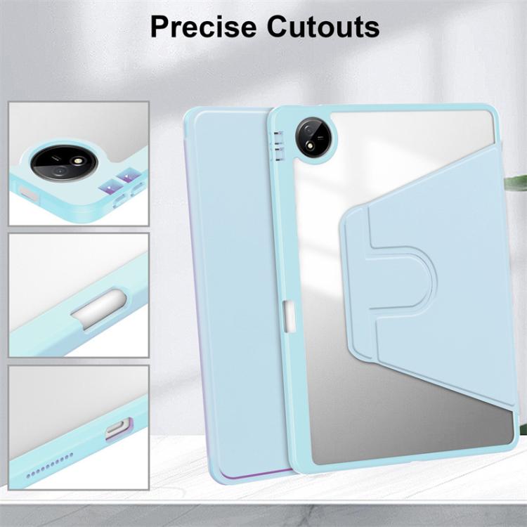 For vivo Pad Air 11.5 360 Rotation Acrylic Leather Smart Tablet Case