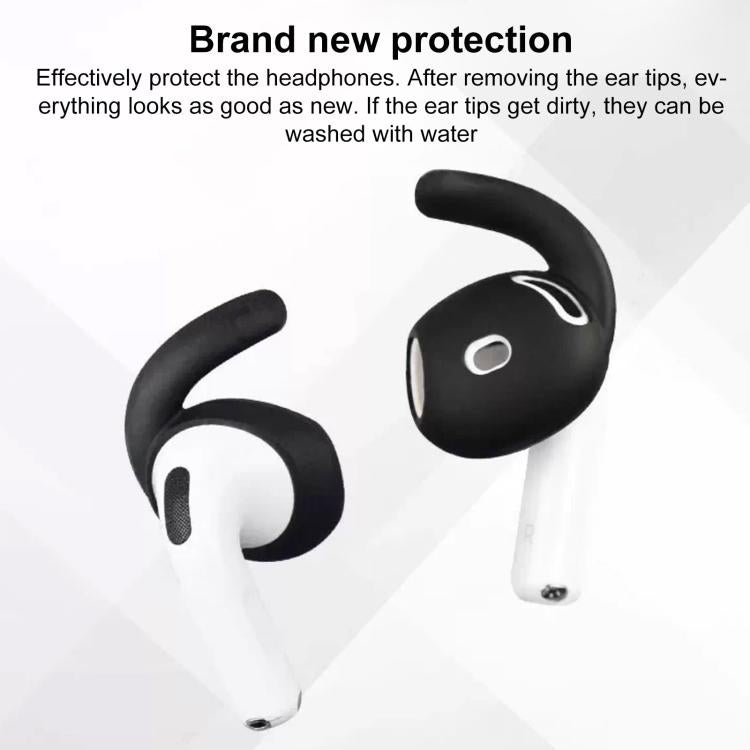 For AirPods 4 XDcase 3 Pairs Silicone Anti-slip Sports Ear Caps with Storage Case & Carabiner